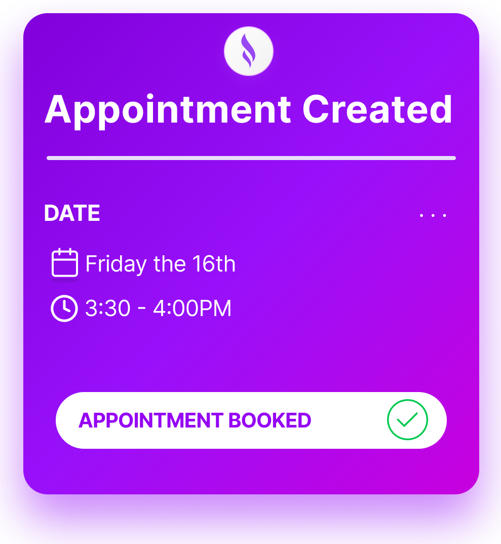 Appointment Created